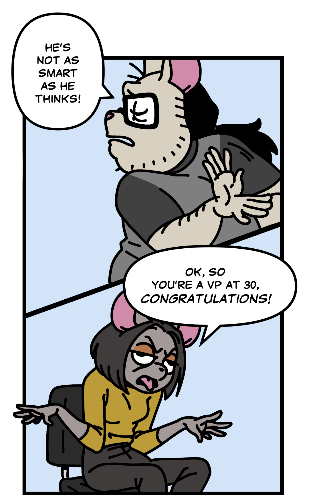 Who Does He Think He Is? panel 3